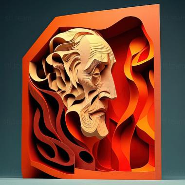 3D model Milton Glaser (STL)